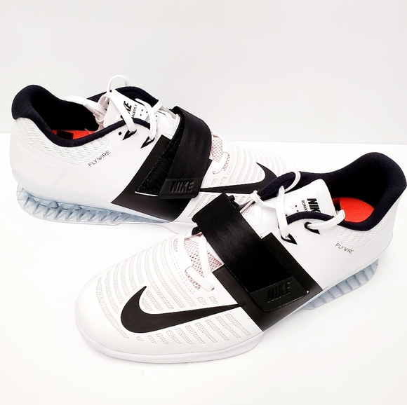 nike romaleos 3 white black